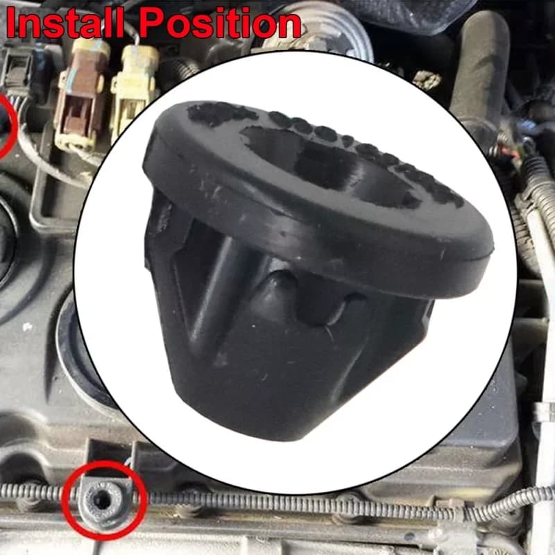6 X Engine Bonnet Seal Socket Plugs For Volkswagen, Audi And Skoda Seats Automotive Seat Seal Components OE# 03G103184