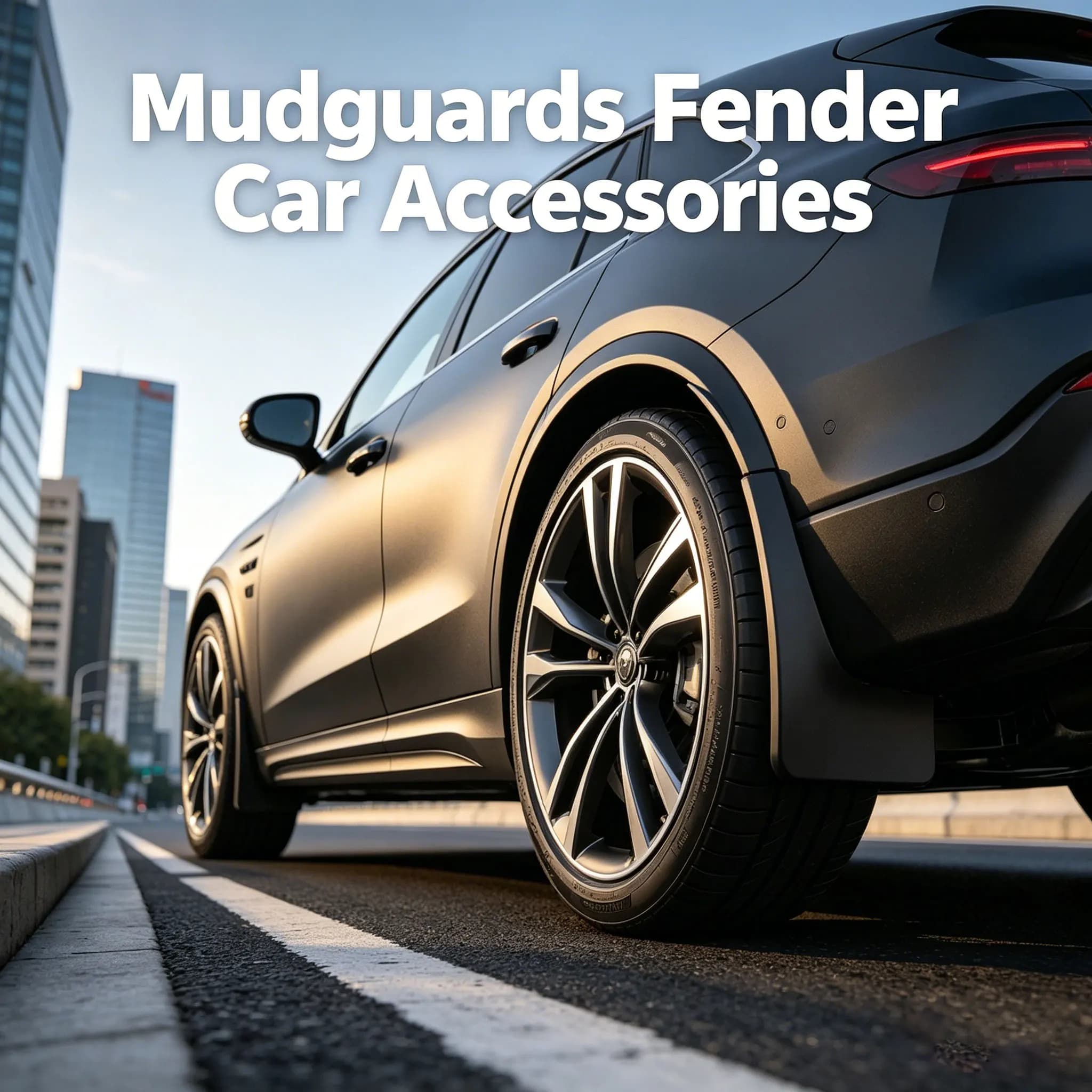 For Volkswagen VW ID.ERA 9X 2026 Fender Mud Flaps Automotive Accessories Mudguards Black Vehicle Exterior Decor Modification