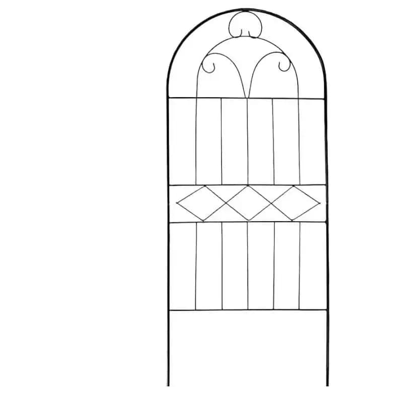 Metal arch garden courtyard park fence animal barrier fence wrought iron high fence