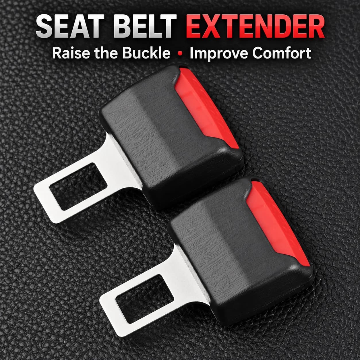 Multi-Functional Car Seat Belt Clip Thickened Shoulder Guard Universal Safety Belt Extender Clip