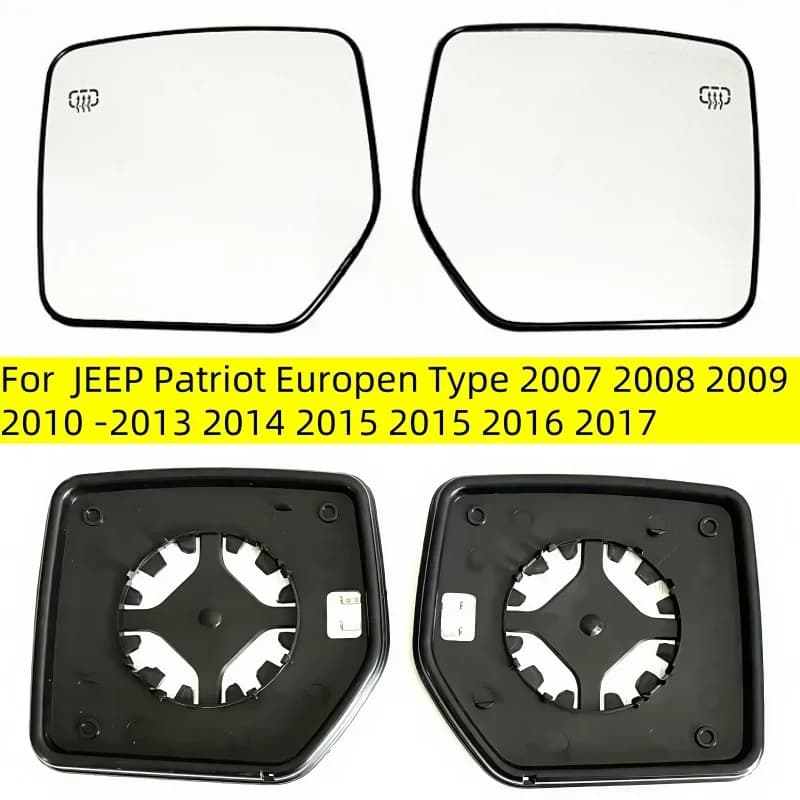 For JEEP Patriot Europen Type 2007 2008 2009 2010 2011 2012 2013 2014 2015 2015 2016 2017 Car Convex Heated Mirror Glass