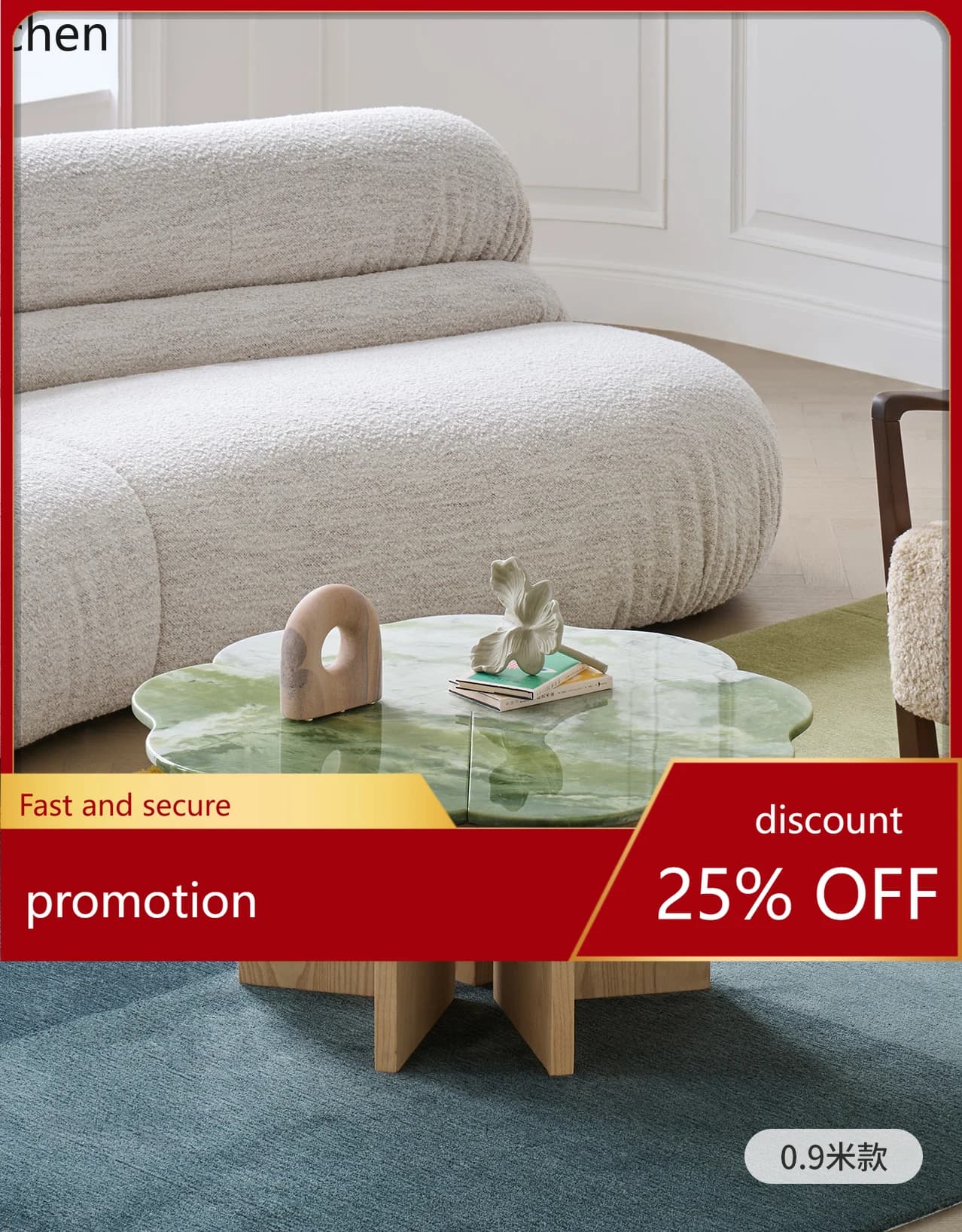 HXL Coffee Table Living Room Marble Creative Tea Table Simple Tea Desk