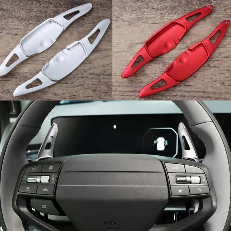 For Kia EV6 EV5 EV4 EV3 GT 2025-2026 Car Steering Wheel DSG Paddle Shift Extension Gear Cover Decorative Accessories