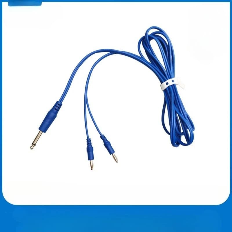 Beauty Instrument Thermage Connection Cable 6.3mm 4.0mm Double Banana Plug RF High Frequency Lip Knife Accessory