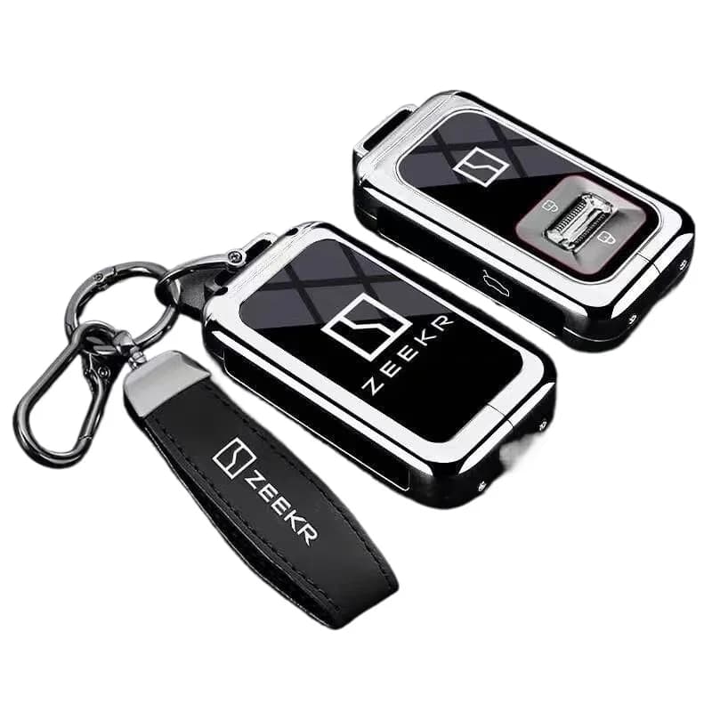 Zinc Alloy Car Key Case Cover Shell Protector Fob Holder for ZEEKR 9X 009 8X 2026 Accessories Keybag Keychain