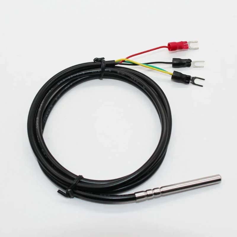 -50~100'C  pt100 sensor waterproof  thermal resistance sensors 304 stainless steel 5*50mm pt100 temperature sensors