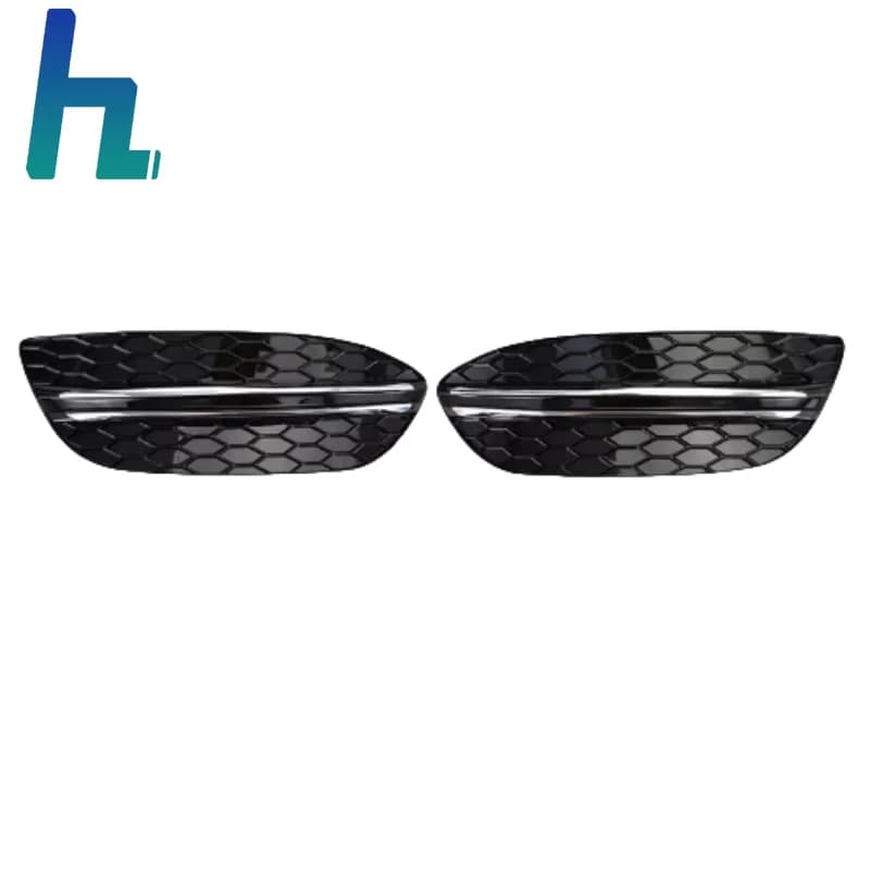 2058851123 2058851223 1 Pair Front Bumper Fog Light Grille Grill Cover For 2015-2018 Mercedes Benz W205