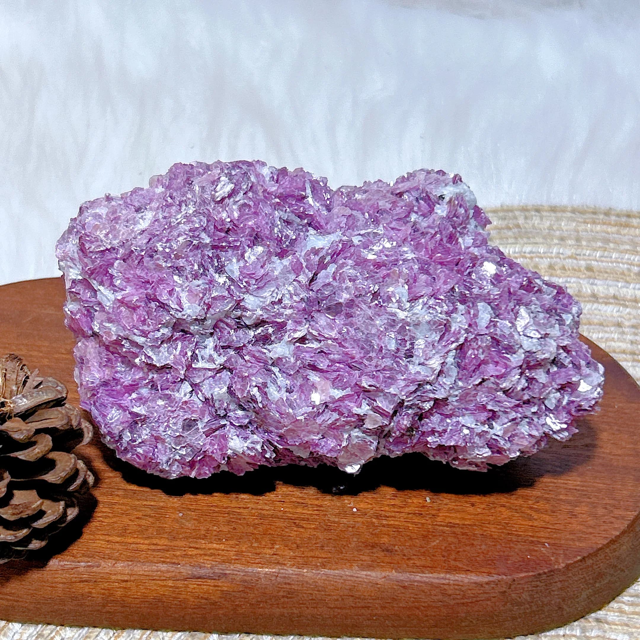 Gem Lepidolite Specimen Raw Healing High Quality Natural Crystals Gemstones Home Decorations Room Decor Mineral Stone Jewelry