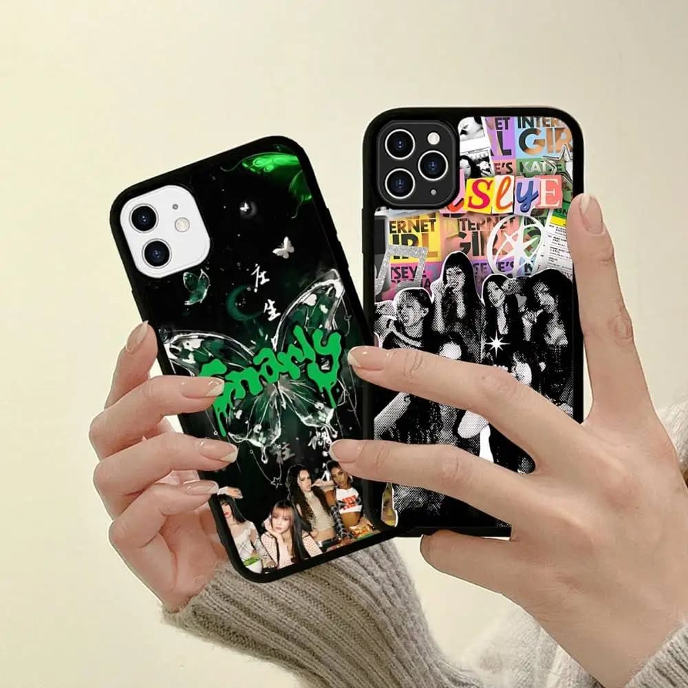 Girl Group K-katseye Korea Kpop Band For Iphone 17 Air 16 15 14 13 12 11 Pro Max TPU+PC Plus Shockproof Back Phone Cover
