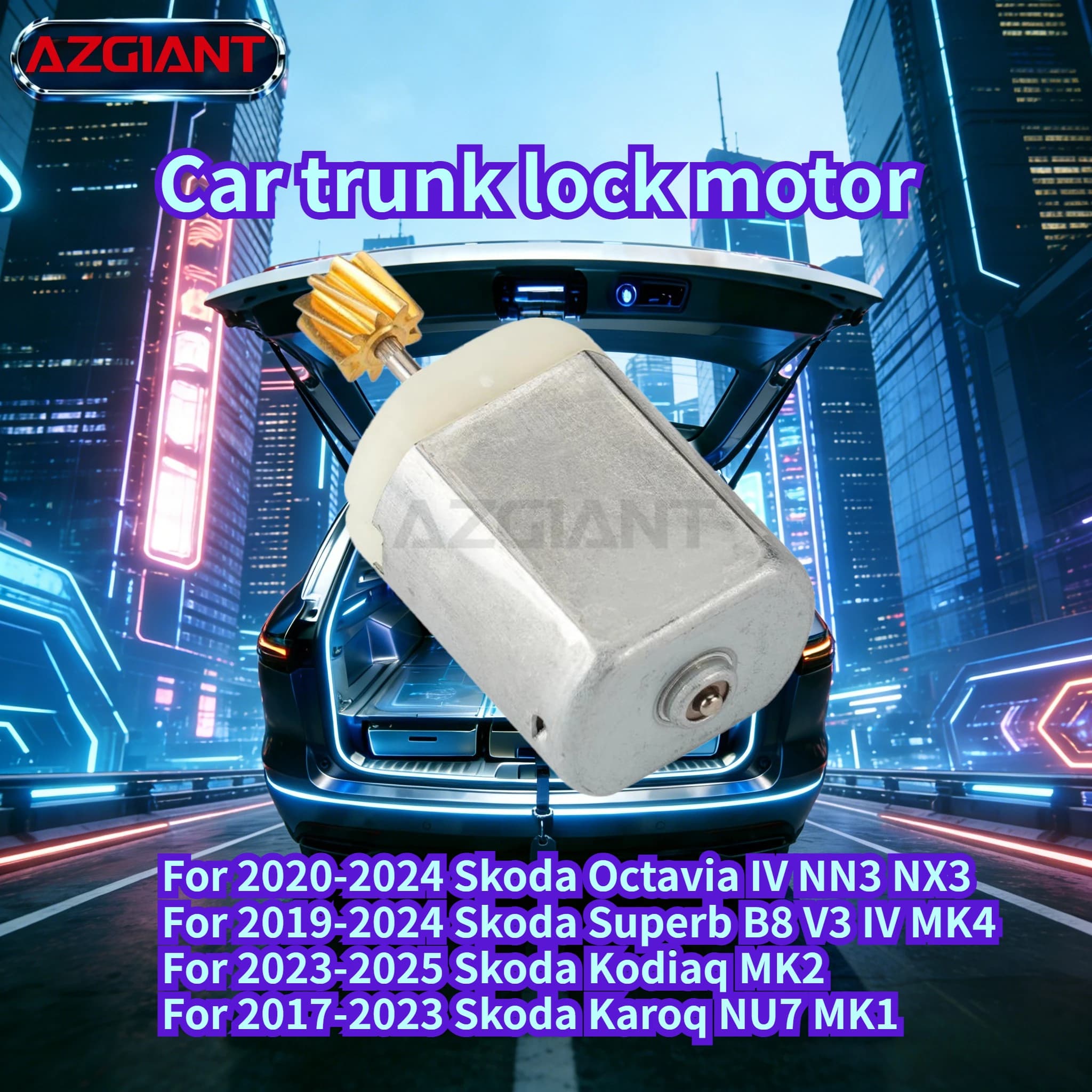 For 2020-2024 Skoda Octavia IV NN3 NX3/Superb B8 V3 IV MK4 2019-2024 Car Trunk Latch Lid Lock Release motor New high-quality OEM