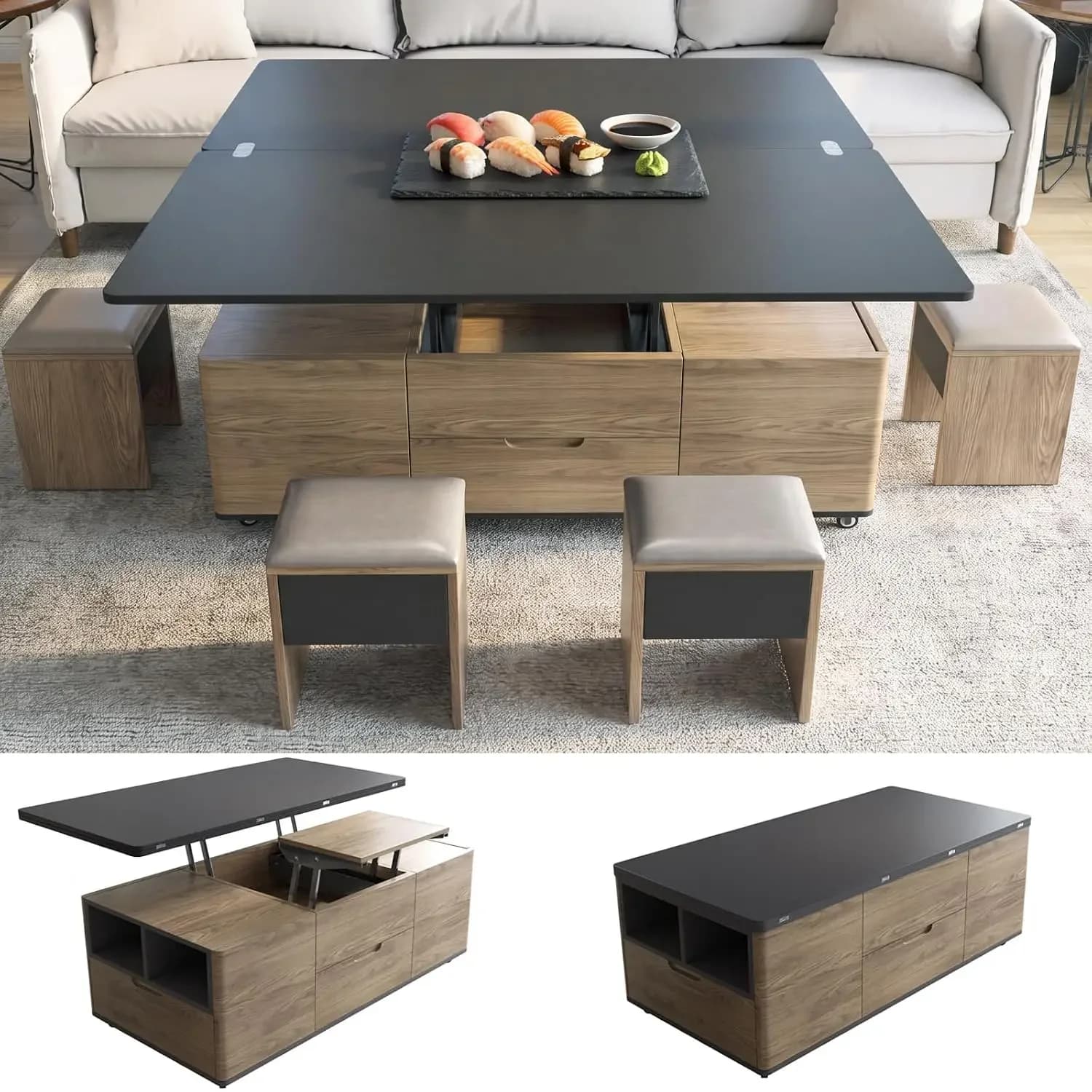 Stable Functional Distinctive Coffee Table Spacious Compact Convenient Stylish Coffee Table Table Basse Living Room Furniture