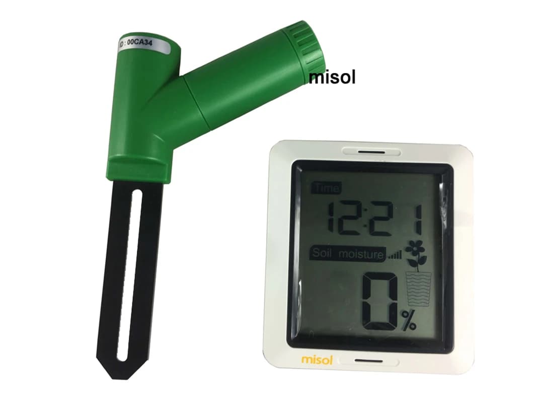 Misol Wireless Soil Moisture with Display Soil Moisture Monitor Wireless Battery Powered