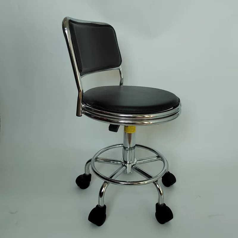 &* Bar Chair Swivel Nordic Rustic Classic High Kitchen Counter Stool Modern Wooden Fabric Leather PU Bar Chair