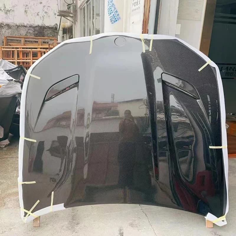 High Quality CS Style Carbon Fiber Engine Hood Direct Fit F90 M5 5 Series G30 G31 4-Door 2018+ Hot Selling