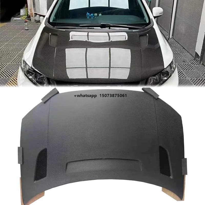 2011-2015 for  for Type S IS FD5 Carbon Fiber Engine Bonnet High Quality Lightweight Vented Hood New Components