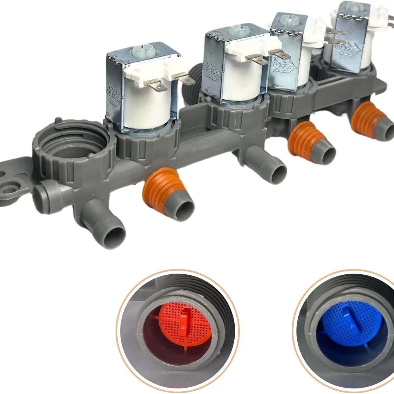 For AJU74972401 One Inlet and Four Outlet Water Inlet Valve