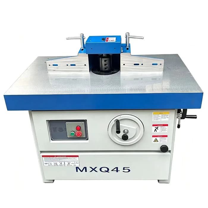 Woodworking Machinery MXQ45 Adjustable Height Vertical Spindle Wood Milling Machine 45 Degree Wood Spindle Moulder Machine Price