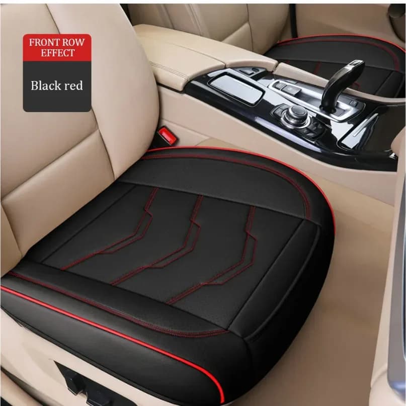 Funda de Asiento de Coche de Lujo, Fundas de Asiento de Cuero PU, Fundas Protectoras Universales para Asientos de Automóvil, Alf