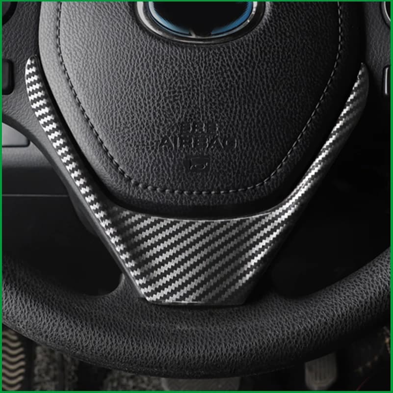 For Toyota RAV4 RAV 4 2013-2017 Interior Steering Wheel Decoration V Frame Cover Sticker Trim Car Styling Auto Parts