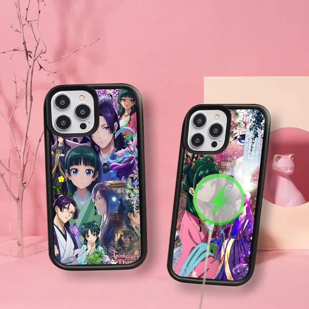 Anime T-The A-Apothecary D-Diaries For Magsafe Magnetic Phone Case For IPhone 17 16 15 14 13 12 11 Plus Pro Max PC+TPU Cover