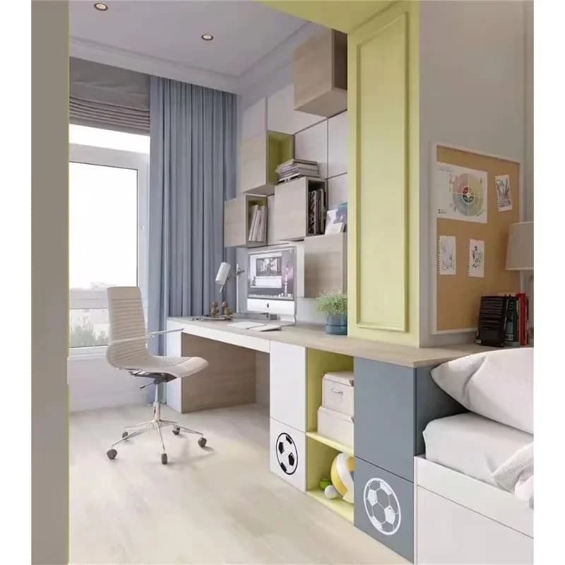 Kids Bedroom Furniture Set Hot Selling Customized 2024 Wooden Room 1 Modern With Good Price Wood,wood 30 Days