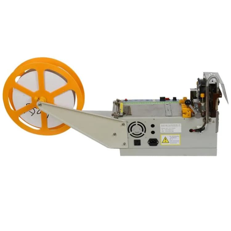 Multifunctional Fabric Tape Satin Ribbon Cutter Rvc Roll Webbing Cutting Machine