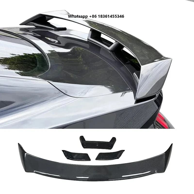 2024-2025 Rear Spoiler Peormance Pack Lip Sp Diffuser Tail Wing Back Trunk Accessory Part No