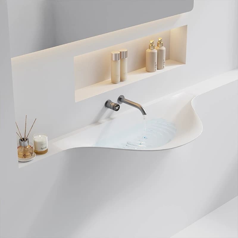 Artificial acrylic washbasin light luxury art outdoor children