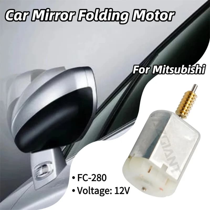 AZGIANT Folding Mirror Motor  12V Actuator Door Mirror Replacement for 2007-2013 Mitsubishi Pajero V97 Car Parts