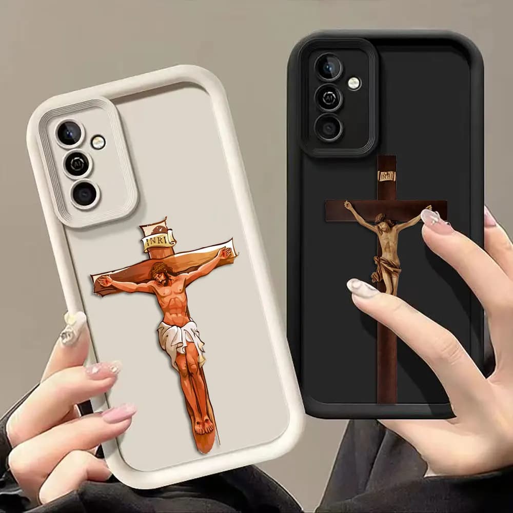 The Cross Christian Jesus Cover Phone Case For Xiaomi 15 15T 17 14 14T PRO MAX 8 11 12 12T 13 LITE 4G 5G NE Silicone Case Shell