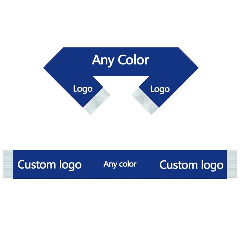 EOODLOVE Customized Scarf Flag Any Pattern 15X150cm Holiday Party Sports Full Color Patriotic Polyester Scarf Flag