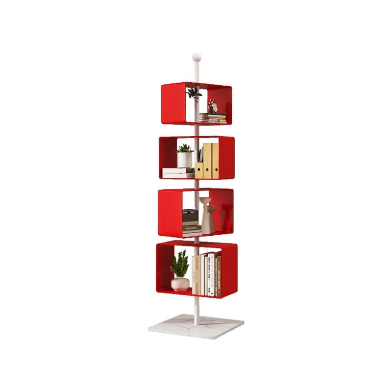 LH living room floor-to-ceiling bookshelf wrought iron corner storage display rack rack