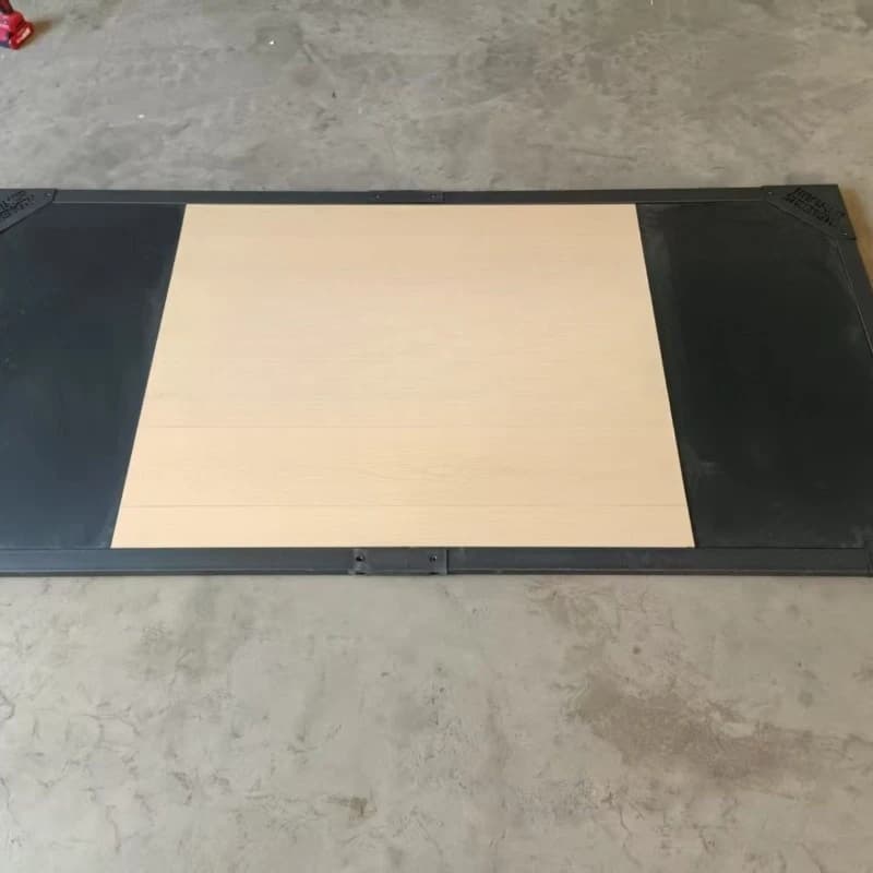 Commercial deadlift weightlifting table 3cm thick 110x230cm fitness floor mat fitness equipment deadlift shock absorber
