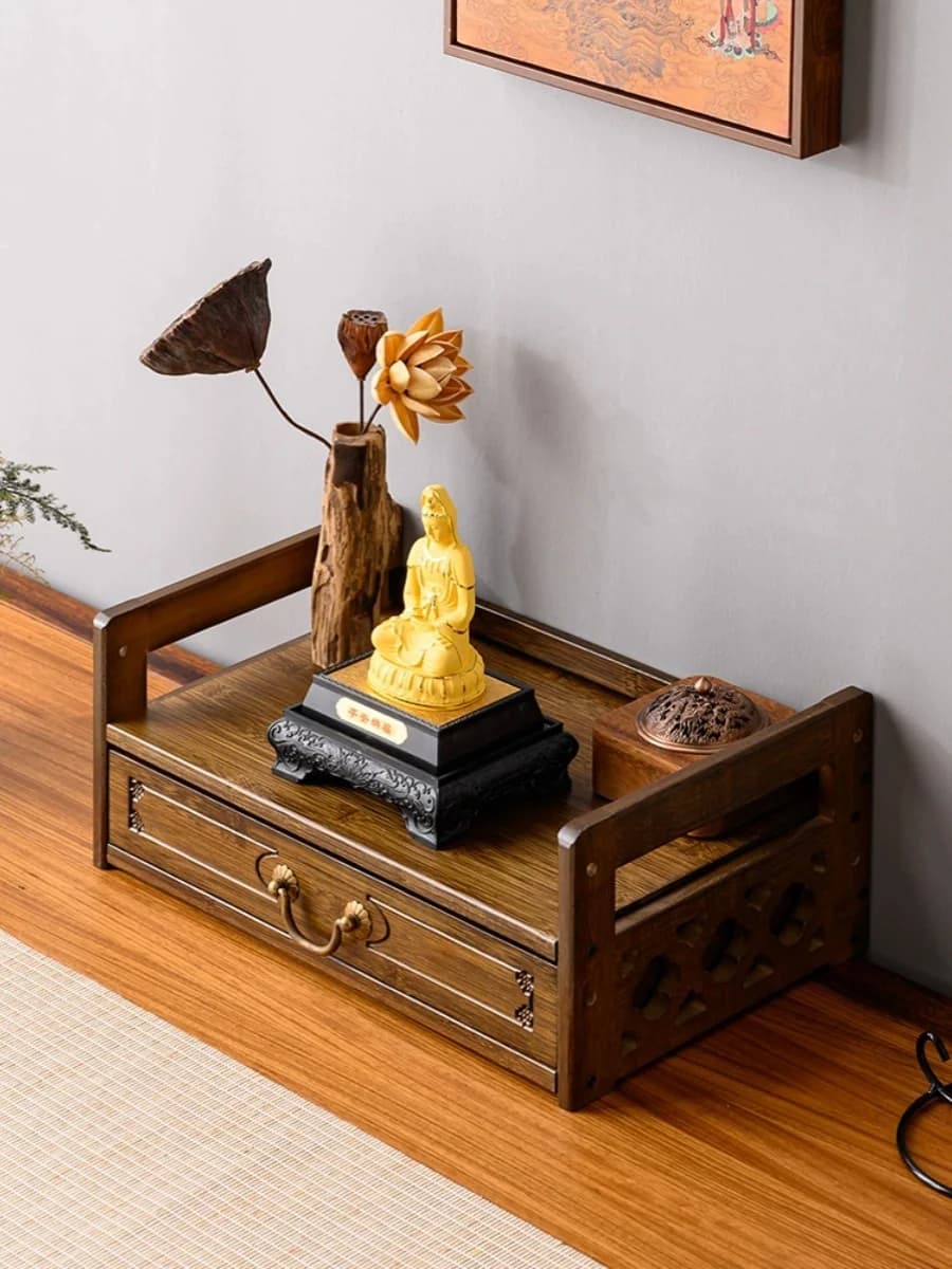 LMM household Buddha offering platform heightening Bodhisattva base Gong Taiye offering rack