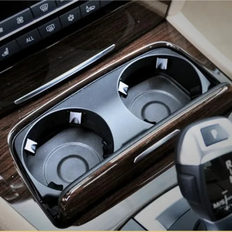 For BMW 7 Series F01 F02 F04 2008-15 Car Front Center Console Water Cup Holder Interior Accessories(Replacement Part)