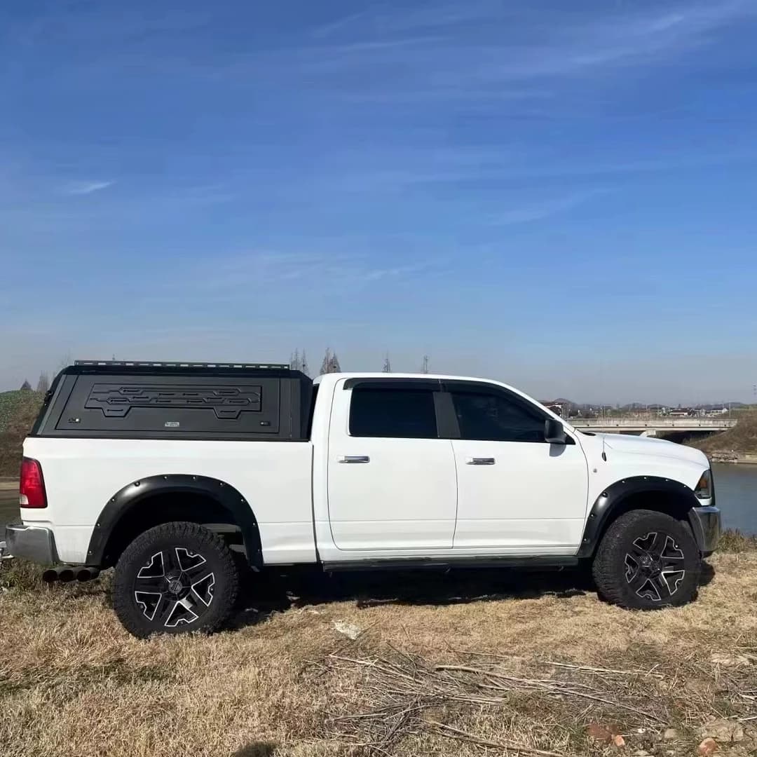 Pickup Bed Cover 4x4 Offroad Accessories Steel Truck Canopies Canopy for 2024 Ram 2500 6.4ft/ram 1500 5.7ft 2018+