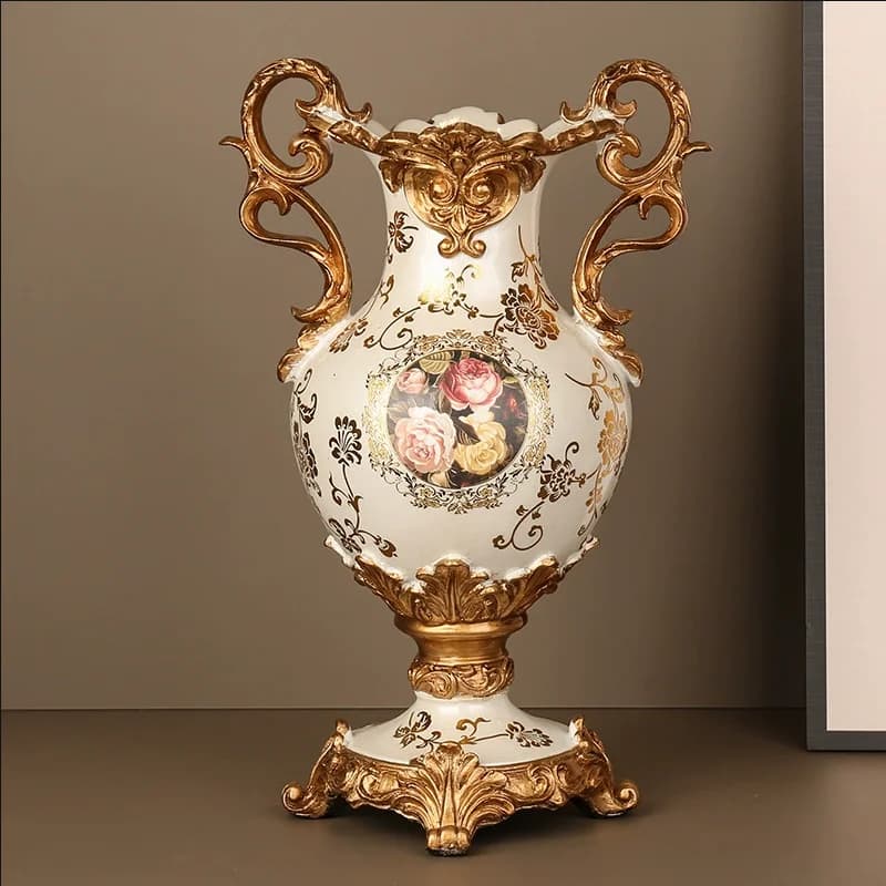 antique vase, home living room entrance, TV cabinet, dining room decoration, resin decoration model room