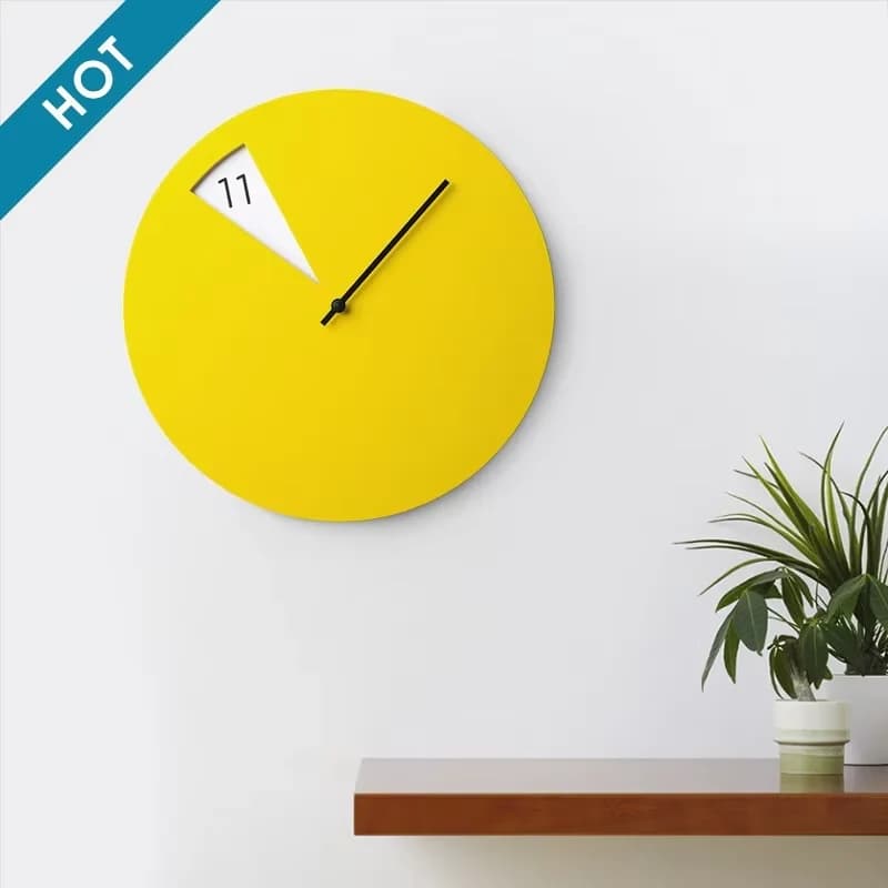 Aesthetic Design Wall Clocks Classic Korean Simple Restaurant Nordic Clock Wall Round Korean Vintage Reloj De Pared Home Decor