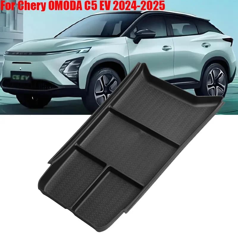 Center Console Lower Layer Storage Box For Chery OMODA C5 EV 2024-2025 Organizer Tidying Interior Accessories Car Storage Box