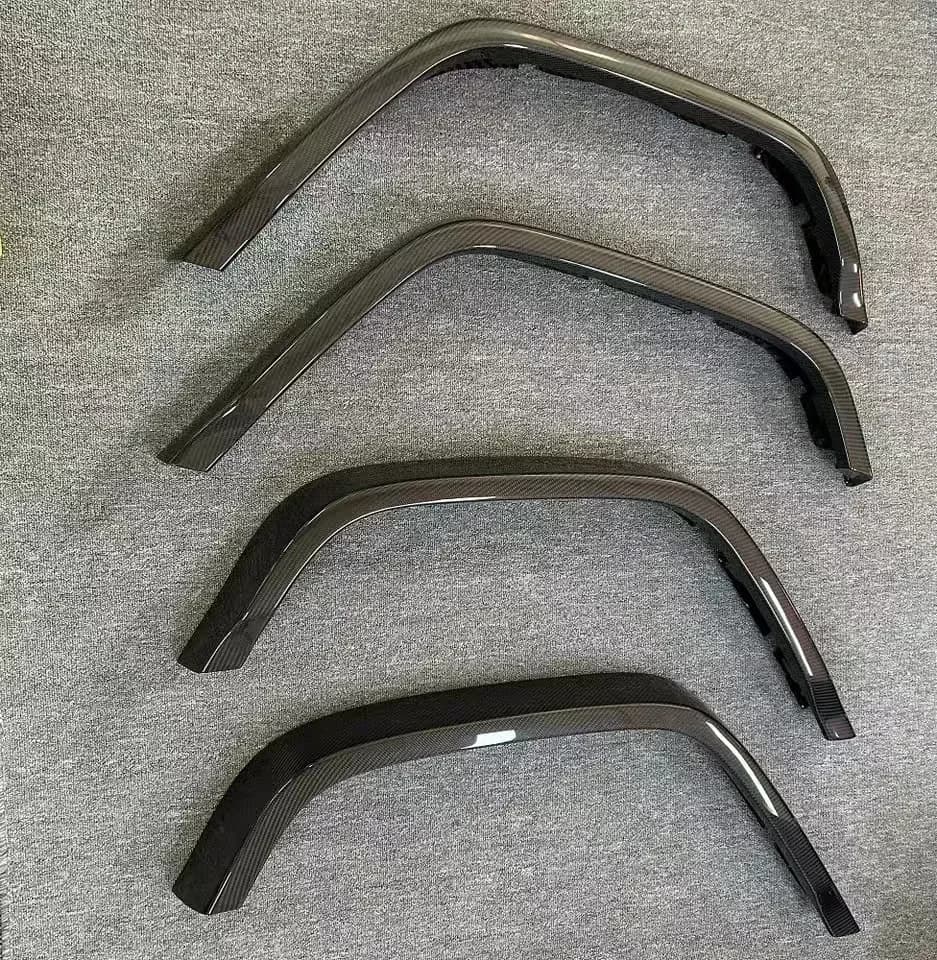G Class W464 W463A G63 Replace Style Over Fenders Dry Carbon Fiber Car Accessories 2019 Year up Fender Flare Wheel Brow Arch