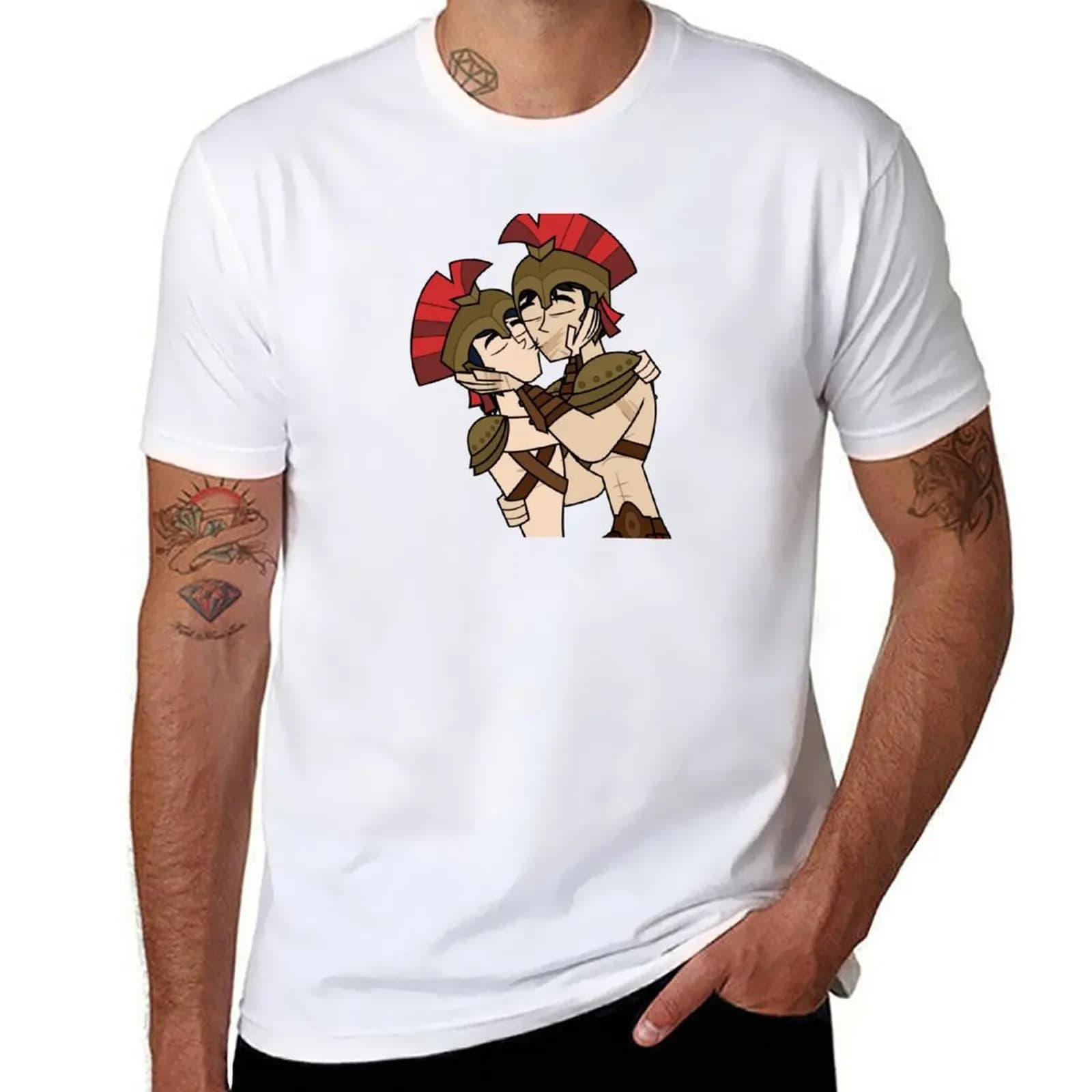 Tom and Jake kiss in the Finale! Disventure Camp, Adventure Camp T-Shirt t shirts cotton 100% T-Shirt