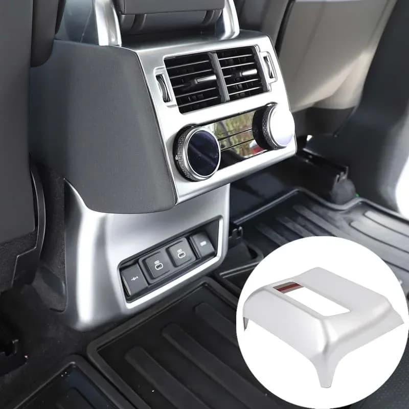 For Land Rover Discovery 5 2021-2022 Car styling ABS Rear Air Conditioning Air Outlet Trim Frame Car Interior Accessories