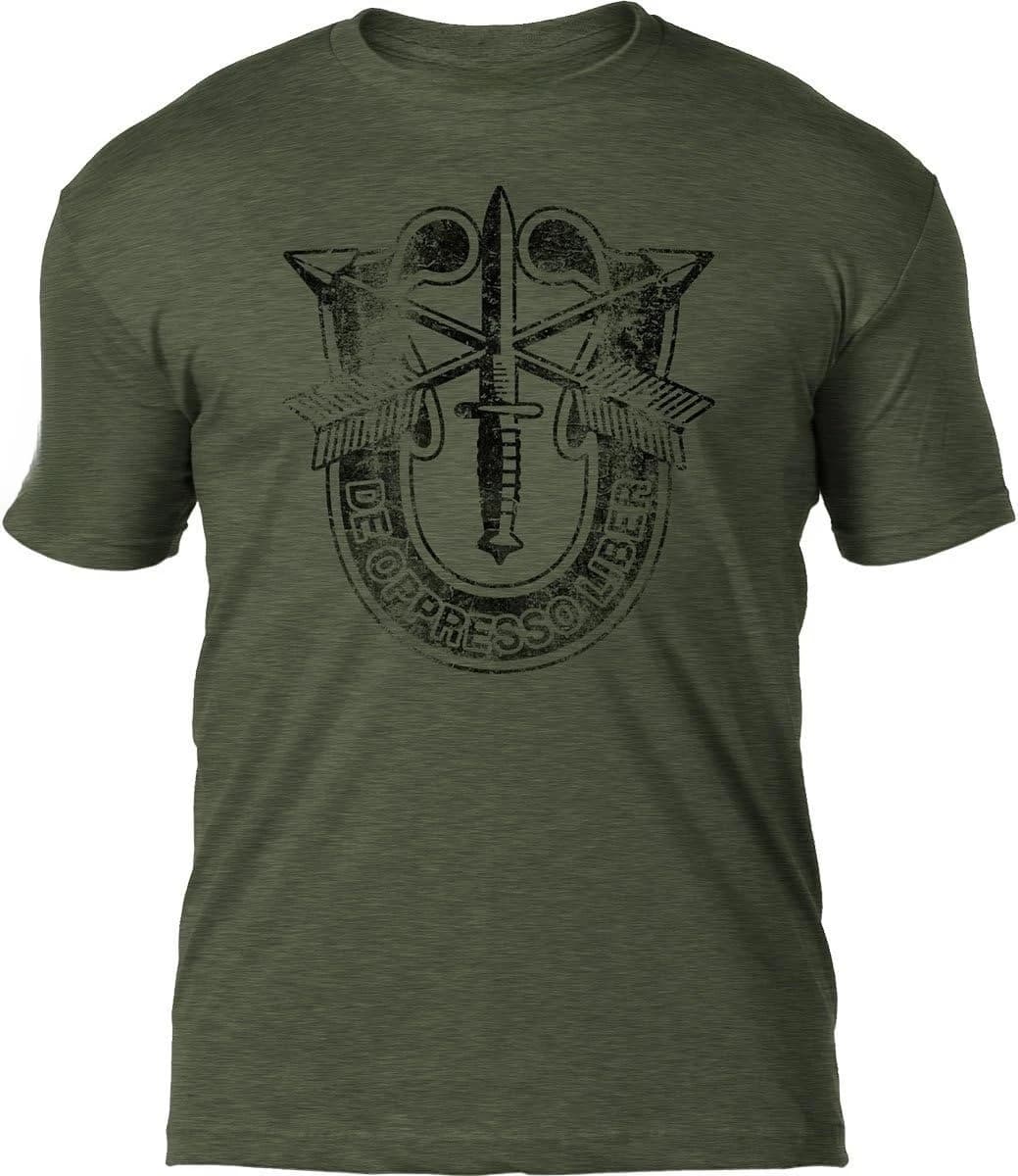 US Army Special Forces 'Distressed' Patriotic T-Shirt 100% Cotton O-Neck Short Sleeve Summer Casual Mens T-shirt Streetwear