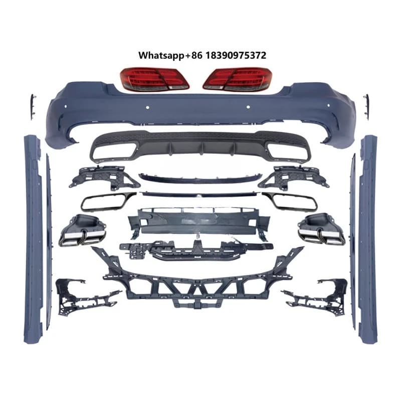 For Mercedes Benz W212 2009 2013 2010 E Class Bodi Full Kit Amg C212 E63 Body Bodykit