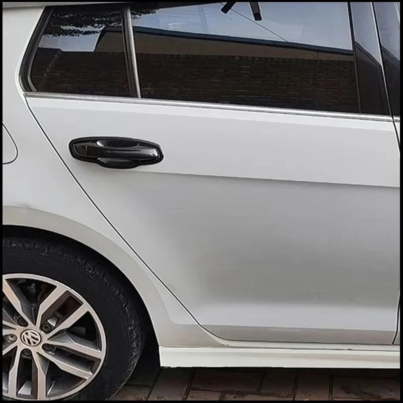 Car Styling For Volkswagen Golf 7 MK7 2014 2015 2016 Door Handle Bowl Cup Cover Trim Decorative Auto Auto Parts Accessories