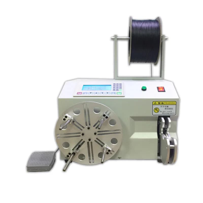 Electric CNC Semi-Automatic Cable Strapping Binding Machine 880S for  Commodity Packaging