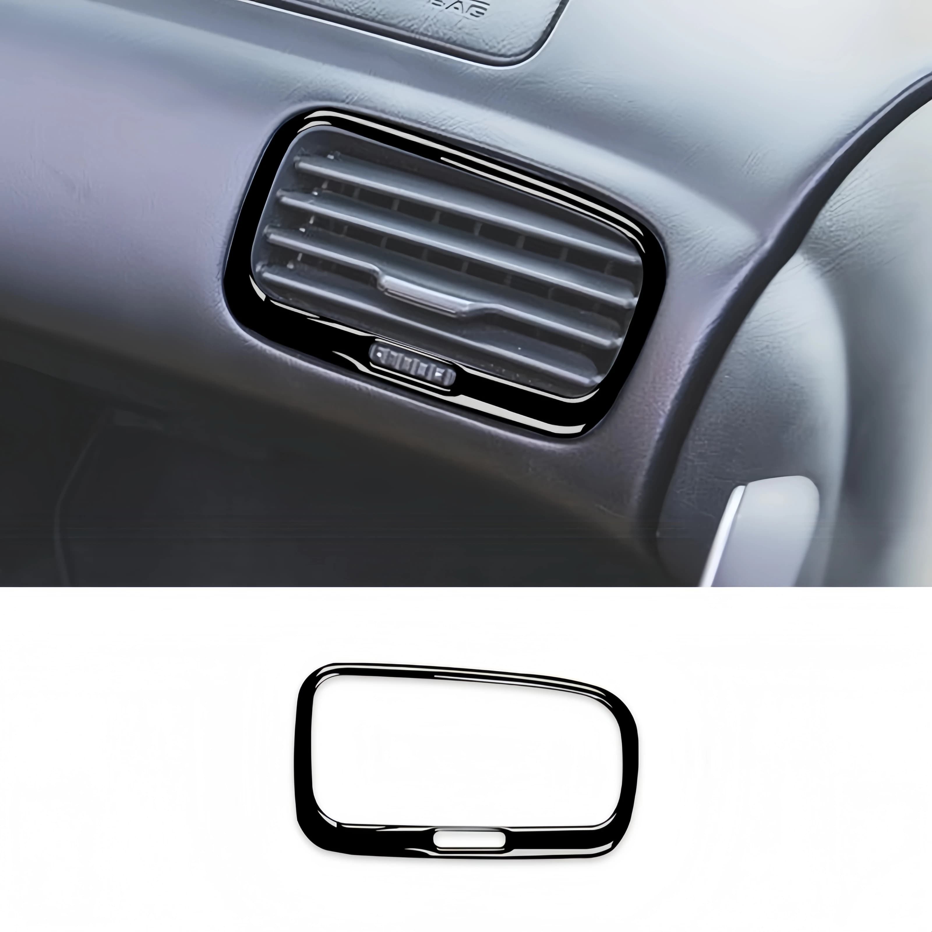 For Honda S2000 ‌AP1 AP2 2000-2009 Black Car Interior Dashboard Air Vent Outlet Frame Trim Cover Decor Sticker Accessories