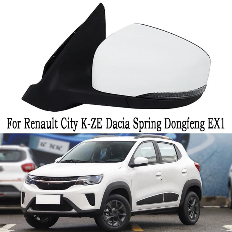 Car Side External Rearview Rear View Mirror Assembly For Renault City K-ZE Dacia Spring Dongfeng EX1 Auto Mirror Assy