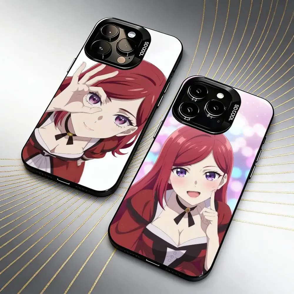 P-Pride R-Royal Ivy Red-Haired QueenS Phone Case For iPhone 16 17 15 14 12 13 Pro Max Black Candy Matte Shockproof Cover