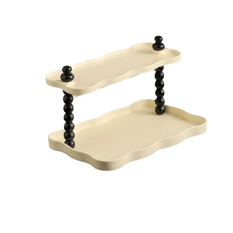 Cup desktop rack retro living room bathroom washstand rack bedroom makeup skin care product storage rack